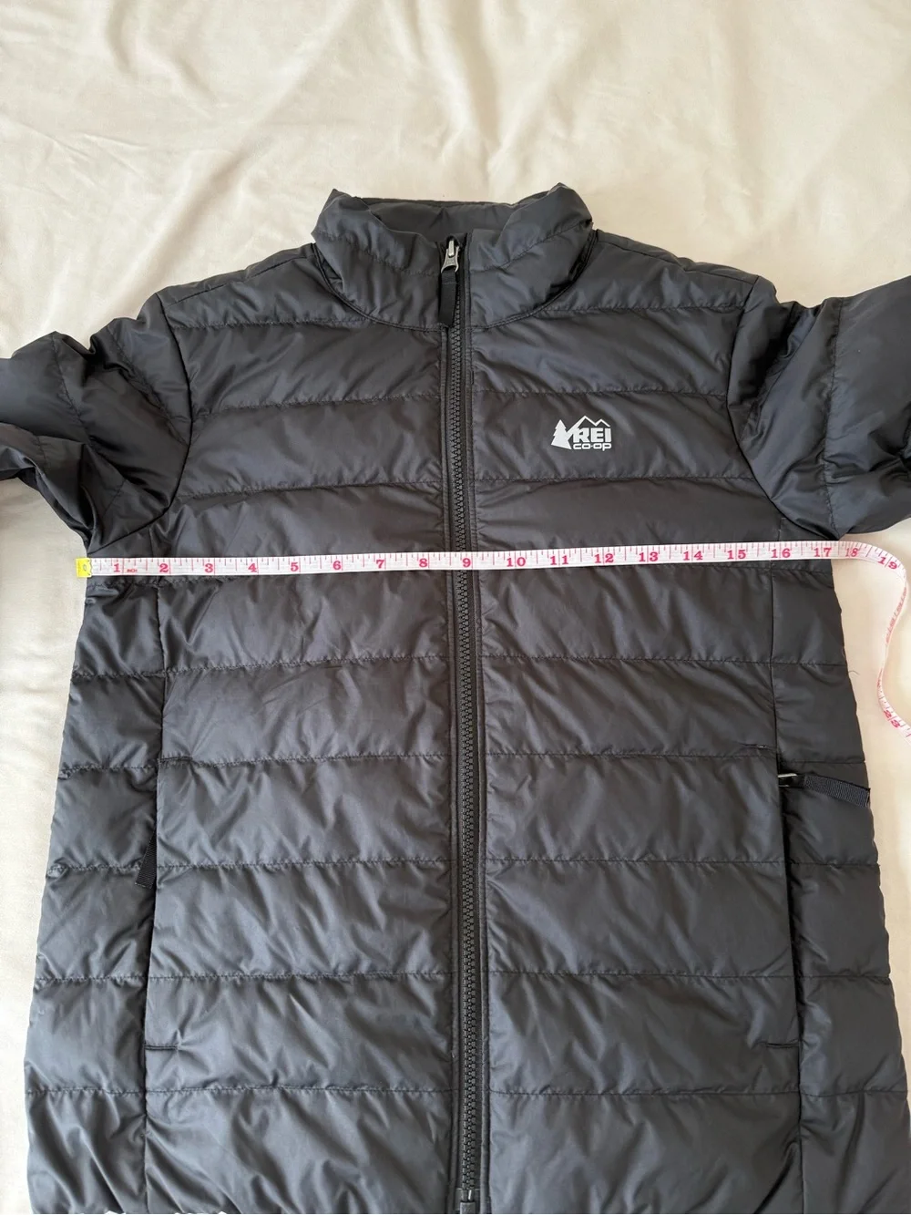REI Kids Black Down Puffer Jacket  Packable Medium